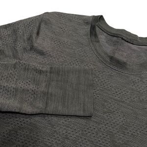 Lululemon Swiftly Tech Long Sleeve Shirt Gray Charcoal Camo Vented Workout